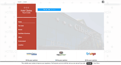 Desktop Screenshot of hotelcibeles.com