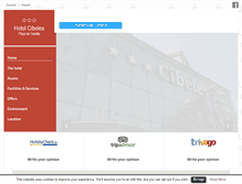Tablet Screenshot of hotelcibeles.com